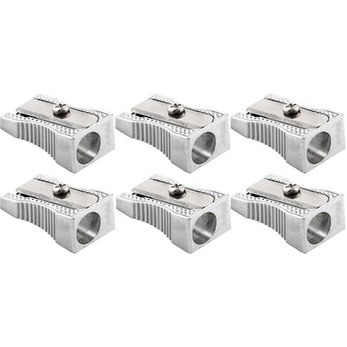 Enday Single Hole Metal Pencil Sharpener, 6 Pack : Target