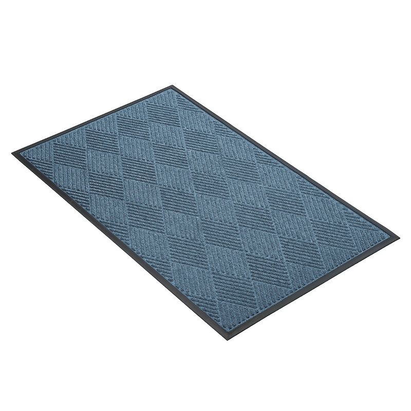 Blue Solid Doormat - (2&#39;x3&#39;) - HomeTrax, 1 of 5