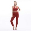 Rib V-Neck Cropped Tank - LEZAT - 2 of 4