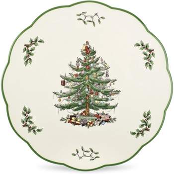 Spode Christmas Tree Cheese Plate, Trivet