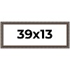 PosterPalooza | Panoramic Ornate Black Picture Frame - UV Acrylic, Foam Board Backing, Hanging Hardware - 2 of 4