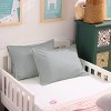 2 Pack 500 Thread Count Cotton Envelope Toddler Pillowcases, Ultra Soft Travel Pillow Cases - NTBAY - 4 of 4