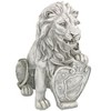 Design Toscano Roaring Beasts of Castello di Rocca Lion Sentinel Statue: Left Paw Up - 2 of 4