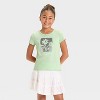 Girls' Short Sleeve Fitted Flip Sequin T-Shirt - Cat & Jack™ - 2 of 4