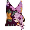 Lands' End Women's Chlorine Resistant Side Tie V-neck Tankini Swimsuit Top - 3 of 3
