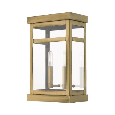 Livex Lighting Hopewell 2 - Light Wall Light in  Antique Brass