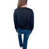 Women's Let’s Go Girls Sequin Patch Sweatshirt - Jess Lea - 3 of 4