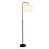 VYNXARIA 59"H Arc Floor Lamp with Cylinder Shade, Curved Standing Light for Living Room, Bedroom - 2 of 4
