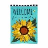 Evergreen Welcome Friends Leopard Sunflower Burlap Garden Flag 12 x 18 Inches Indoor Outdoor Decor - 2 of 4