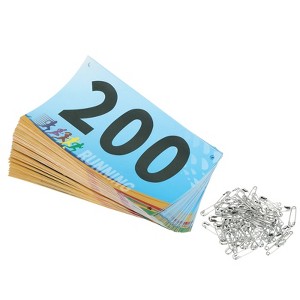 Unique Bargains Tearproof Sports Game Basketball Running Bib Competitor Numbers - 1 of 4