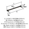 Amerock Farewind Pull for Cabinets, Drawers, and Furniture - 3 of 4