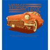 Car Fanatic Orange Vintage Car Crew Neck Short Sleeve Adult T-shirt - 2 of 2