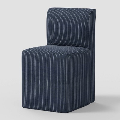 Cora Dining Chair in Pinstripe Navy - Threshold™