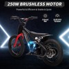 Electric Dirt Bike for Kids, 250W Electric Motorcycle, Electric Balance Bike for Ages 6-12, 3 Speed Settings, 16IN Off-Road Tires - 4 of 4