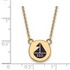 Black Bow Jewelry 14k Yellow Gold Plated Sterling Silver Sigma Sigma Sigma Greek Life Necklace 18 Inch - image 3 of 4