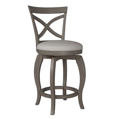 Ellendale Swivel Counter Height Barstool Gray - Hillsdale Furniture