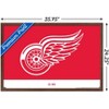 Trends International NHL Detroit Red Wings - Logo 21 Framed Wall Poster Prints - 3 of 4