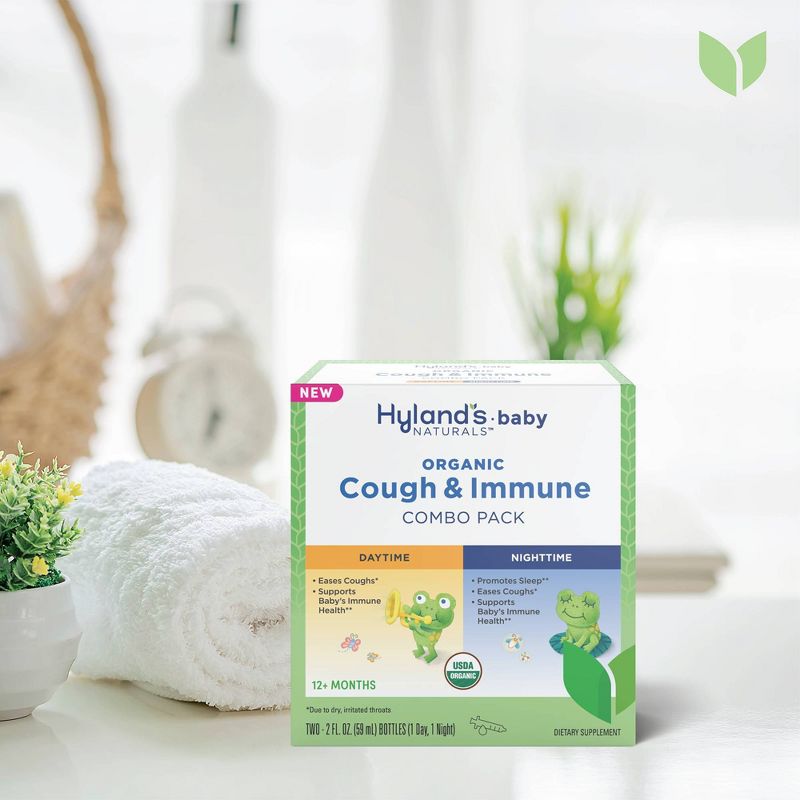 Hyland&#39;s Naturals Baby Organic Cough &#38; Immune Day/Night Combo - 4oz, 4 of 6