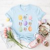 Simply Sage Market Women's Bunny Egg Easter Chart Short Sleeve Graphic Tee - 3 of 3