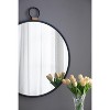 VYNXARIA Decorative Wall Mirrors - 24x27 Inch Black Frame Minimalist Mirror for Living Room, Foyer, and Bedroom - 4 of 4