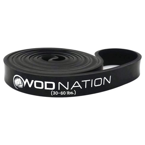 WOD Nation Resistance Training Bands 2 Black 30 to 60lbs