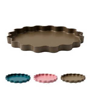 Bloem 6" Wave Resin Decorative Plant Saucer Tray - 1 of 3
