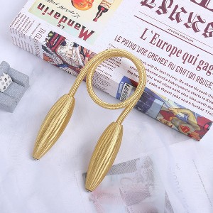 Flexigrip Twist-able Fabric Curtain Tieback (Set of 2) - Tree City - 1 of 4