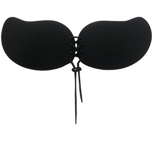 INSPIRE CHIC Women's Strapless Push Up Adjustable Invisible Backless Sticky Silicone Reusable Adhesive Bras - 1 of 4