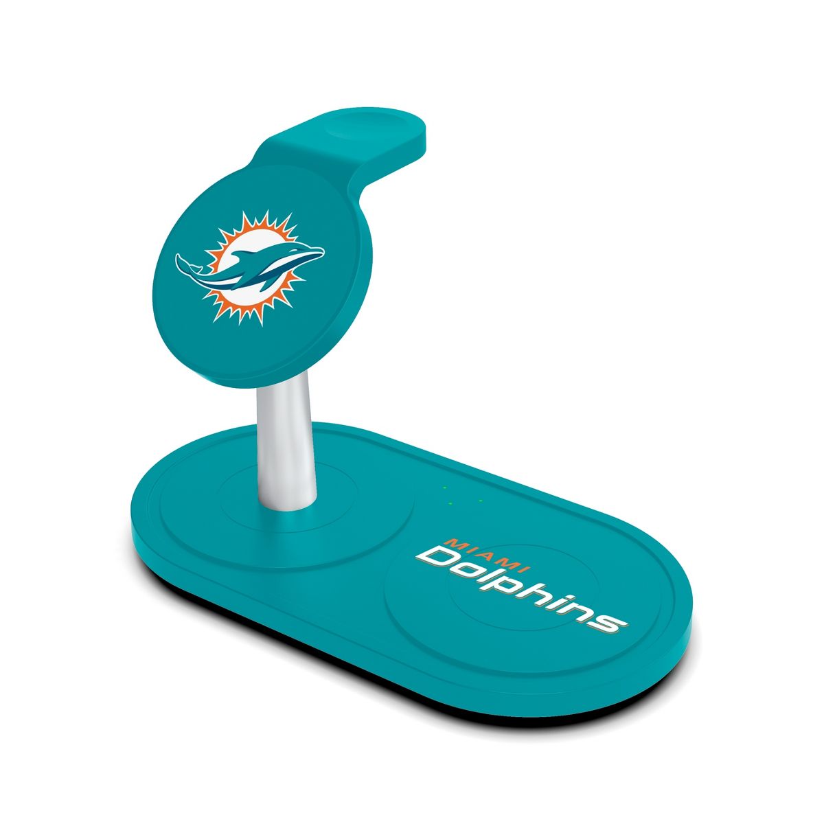 SOAR NFL 3-in-1 Wireless Charging Station- Miami Dolphins