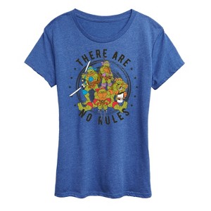 Women's - Teenage Mutant Ninja Turtles - There Are No Rules Short Sleeve Graphic T-Shirt - 1 of 4