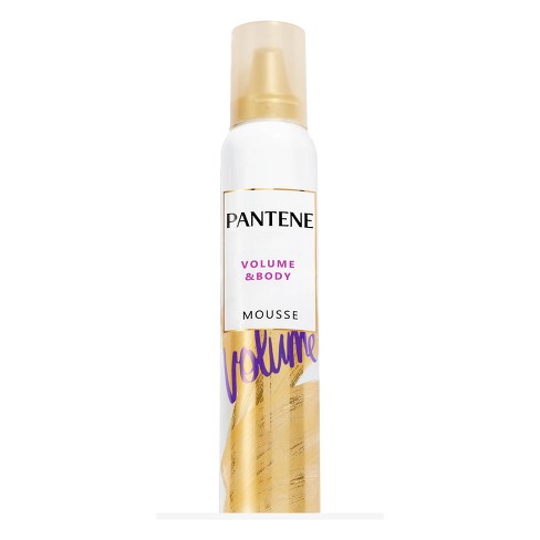 Pantene Pro-v Volume And Body Anti Frizz Hair Mousse - 6.6oz : Target