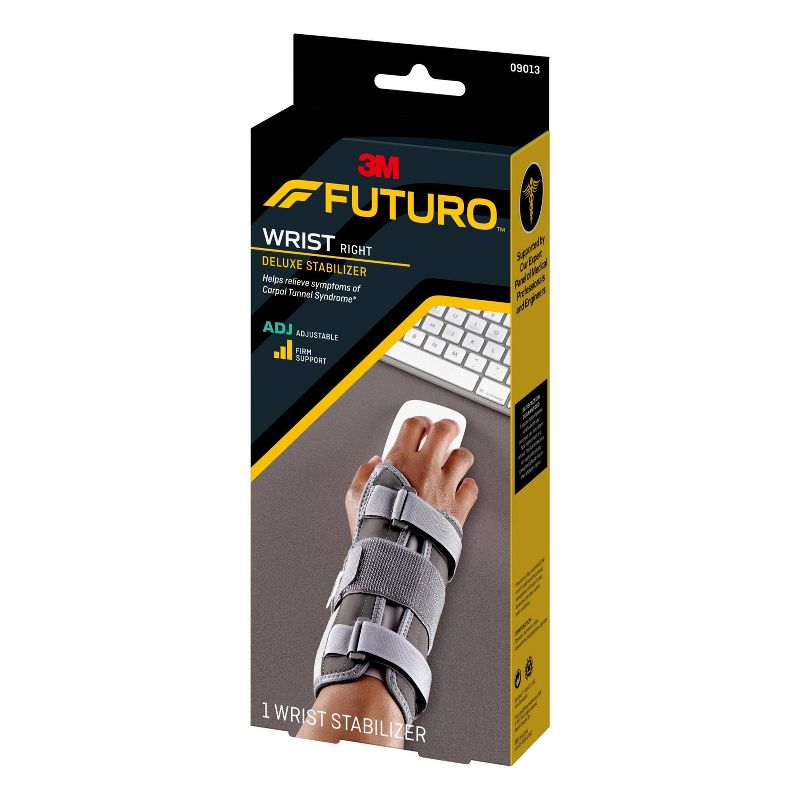 FUTURO Deluxe Wrist Stabilizer Helps Relieve Carpal Tunnel Symptoms, 3 of 11