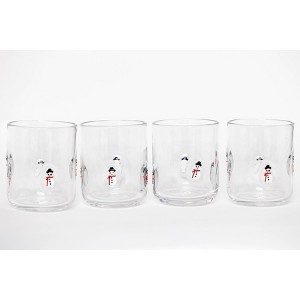 Jeanne Fitz Exterior Icon Set of 4 Tumblers Snowman - 1 of 4