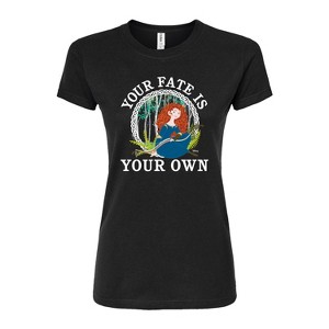 Women's - Disney - Merida Your Fate Is Your Own Fitted Graphic T-Shirt - 1 of 3