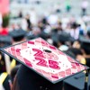 Big Dot of Happiness Pink Disco Ball - 2025 Graduation Cap Decorations Kit - Grad Cap Cover - 3 of 4