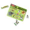 Melissa And Doug Zoo Animals Wooden Peg Sound Puzzle 8pc : Target