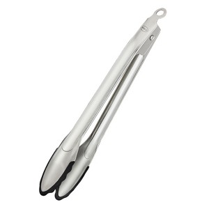 Rosle 11.8-Inch Stainless Steel & Silicone Locking Tongs - 1 of 4