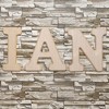 Genie Crafts Unfinished Wood 12-Inch Decorative Letters U Alphabet for DIY Crafts & Home Wall Decor - 3 of 4