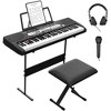 Keyboard Piano for Beginners, 61 Key Piano Keyboard with Built-In Speaker Microphone, Sheet Stand and Power Supply for Best Birthday or Christmas Gift - 4 of 4