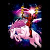 Men's Marvel Taco Deadpool on Space Unicorn Pull Over Hoodie - 2 of 4