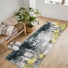 COZONY Paisley Print Mat Rug Carpet, Non-Slip Low Pile Machine Washable Floor Covering for Living Room Bedroom Entryway - 3 of 4