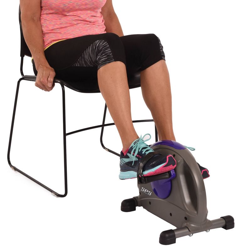 Mini Exercise Bike with Smooth Pedal System, Purple with Smart Workout App, No Subscription Required, 3 of 8