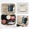 Unique Bargains Makeup Bag Cosmetic Travel Bag Large Makeup Bag Make Up Brush Organizer Bag Toiletry Bag for Women 1 Pcs - 2 of 4
