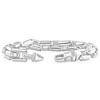 Pompeii3 Men's Steel Single Tone Clasp 10mm Long Link  8.5 " Bracelet - 2 of 3