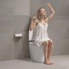 VEVOR Smart Toilet,Air Drying,Elongated Smart Toilet with Heated Seat,Clean Nozzle and Auto Freshening System,with Remote Control & LED Display,White - 2 of 4