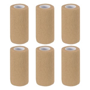 Unique Bargains Self-Adhesive Elastic Breathable Athletic Tapes 6 Rolls - 1 of 4
