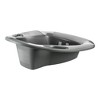 McKesson Stackable Bedpan 15 L Inch Plastic Graphite 50 per Case 56-80245 - 3 of 4