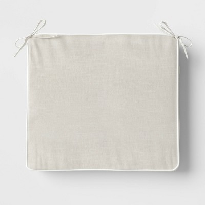 18"x20" Outdoor Seat Cushion with Contrast Piping - Threshold™ designed with Studio McGee