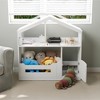 GustoWave Versatile 3-Tier Kids Bookshelf w/Motion Sensor Light - Wooden Toy Storage Organizer w/Anti-tip Device - 2 of 4