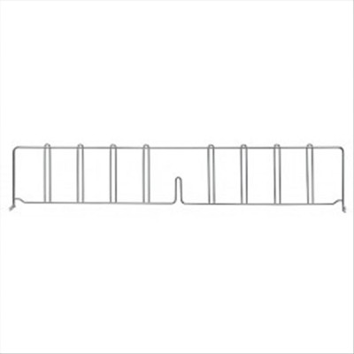 Quantum Storage Systems Wire Shelf Divider, 36"D X 8"H, 304 Stainless Steel